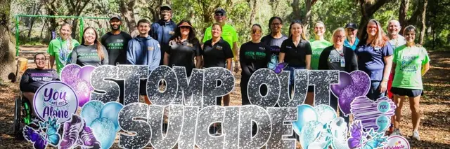 Stomp Out Suicide Trail Race logo