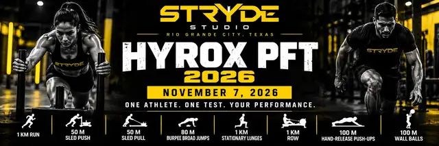 STRYDE HYROX PFT 2026 logo