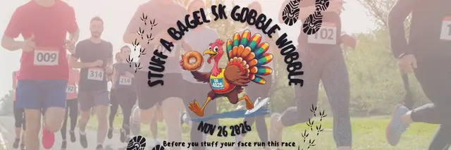 Stuff a Bagel 5K Gobble Wobble logo