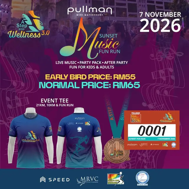 Sunset Music Run logo