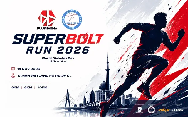 Superbolt Run 2026 Powered by Duopharma logo