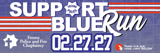 Support Blue Fresno logo