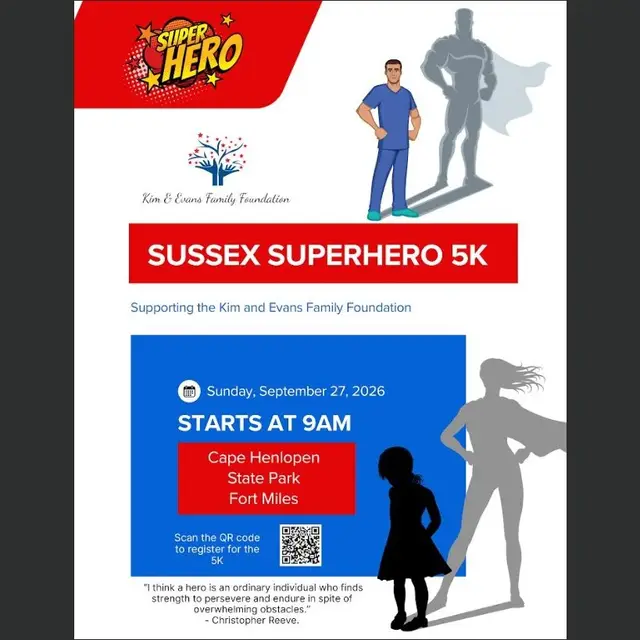 Sussex SuperHero 5K logo