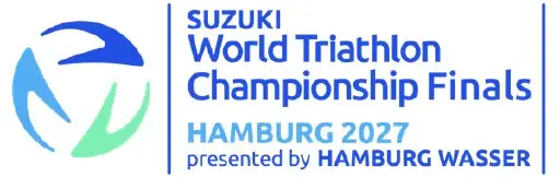 SUZUKI World Triathlon Championship Finals 2027 presented by HAMBURG WASSER logo