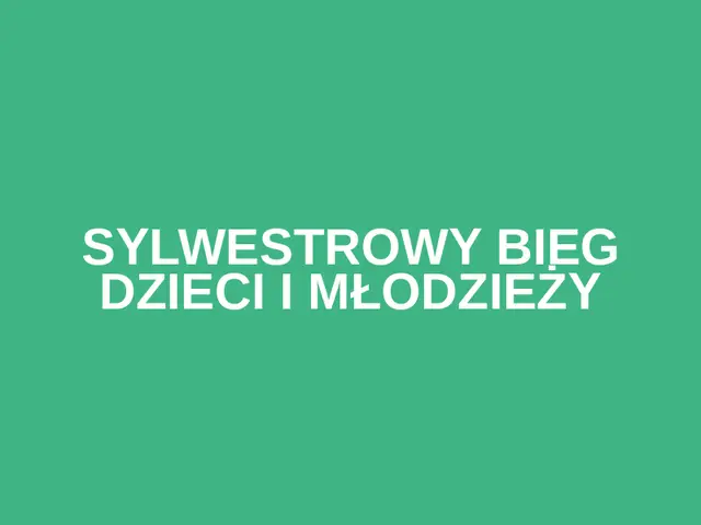 Sylwestrowy Bieg Dzieci i Młodzieży logo