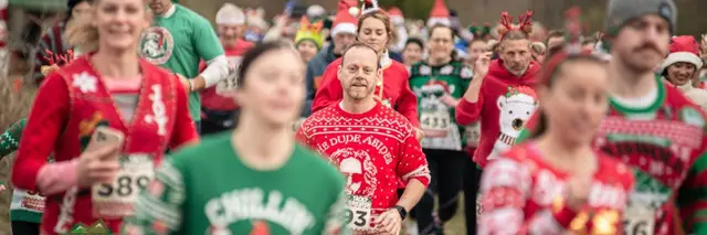 Tacky Sweater 5k Run/Walk logo