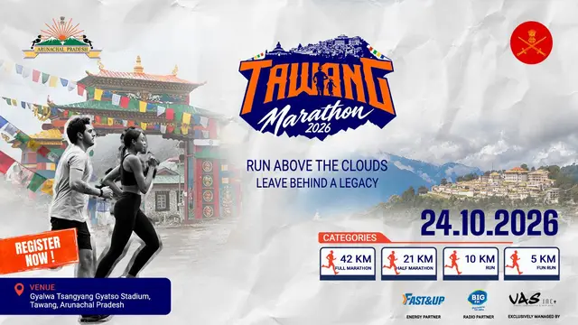 Tawang Marathon 2026 logo