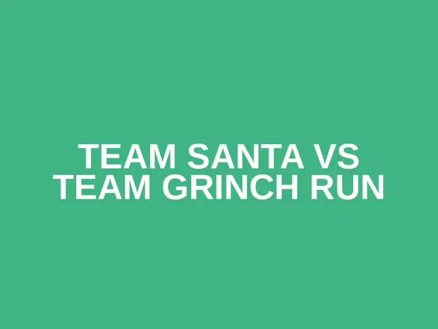 Team Santa vs Team Grinch Run logo