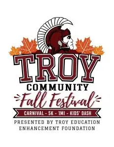 TEEF Fall Festival 5K, 1 Mile Fun Run/Walk & Tiny Trojan 100-Yard Dash logo