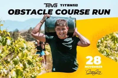 TEVA X TITAN Obstacle Course Run | STELLENBOSCH #3 logo