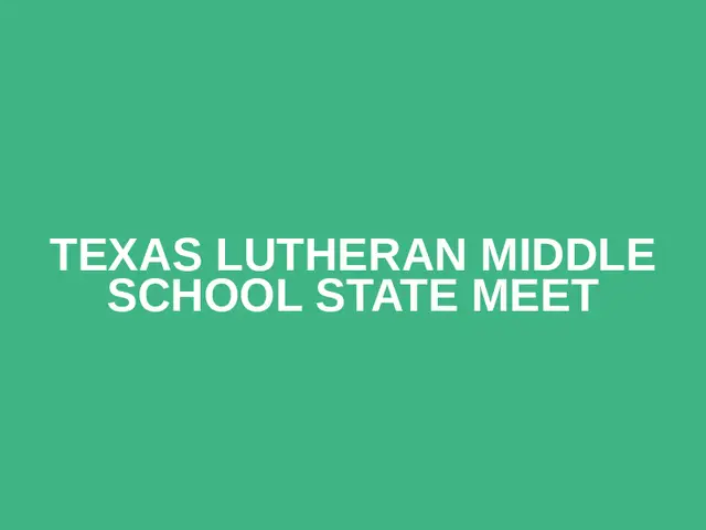 Texas Lutheran Middle School State Meet logo