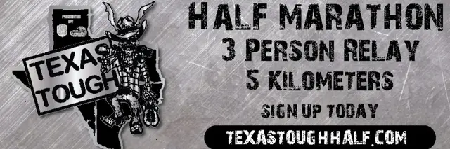 Texas Tough Half Marathon & 5k logo