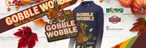 Thanksgiving Day Gobble Wobble 5K & Fun Run logo