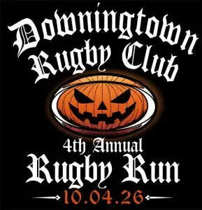 The 5th Annual Rugby Run 5k logo
