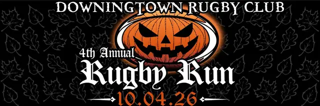 The 5th Annual Rugby Run 5k logo