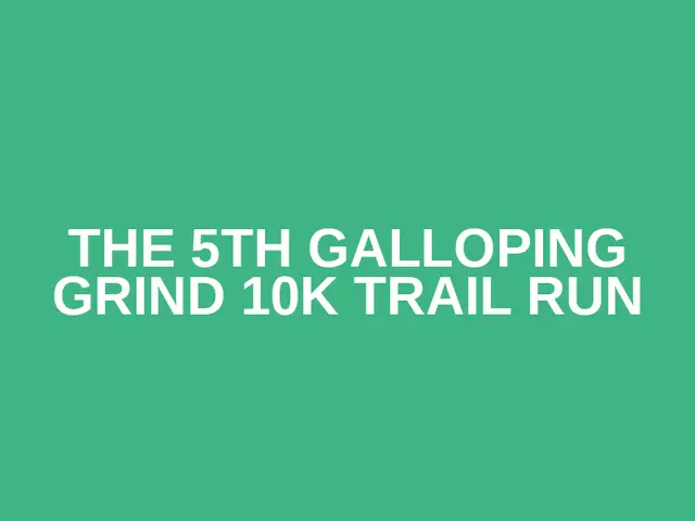 The 5th Galloping Grind 10k trail run logo