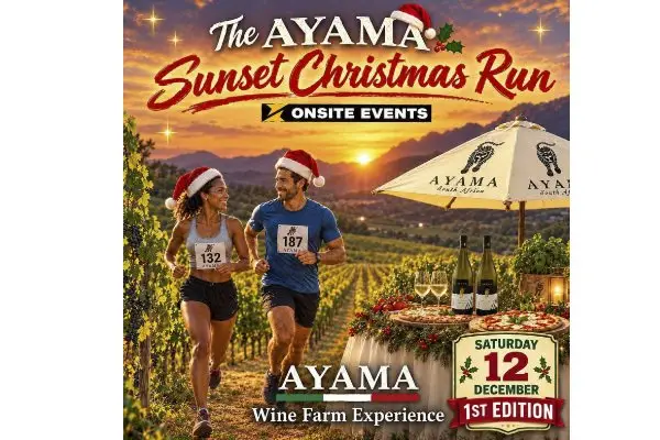 The Ayama Sunset Christmas Run logo