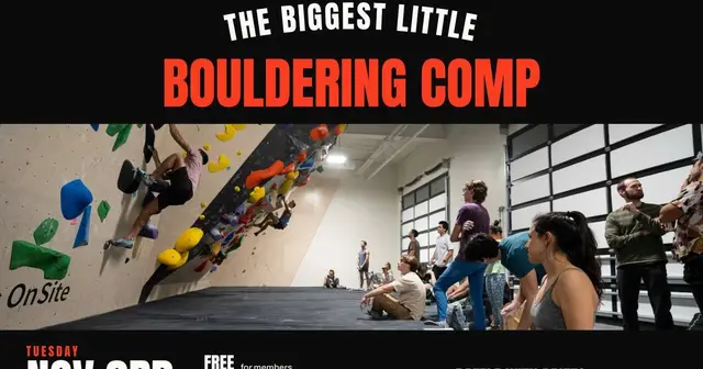 The Biggest Little Bouldering Competition logo