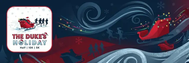 The Duke’s Holiday Half Marathon, 10K, and 5K Race Fest logo