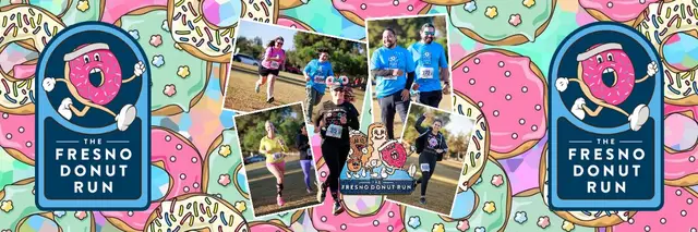 The Fresno Donut Run logo
