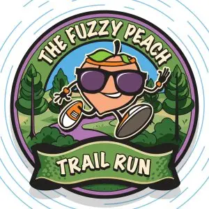 The Fuzzy Peach Trail Run logo
