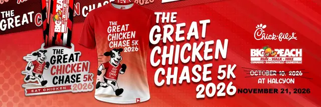 The Great Chicken Chase 5K and Chicken Mini Fun Run logo