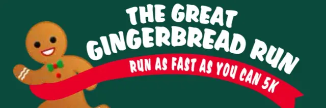 The Great Gingerbread Run Run As Fast As You can 5k! (12/20 @10am) logo