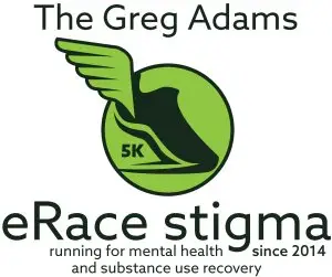 The Greg Adams eRace Stigma 5K logo