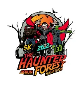 The Haunted Forest Marathon logo