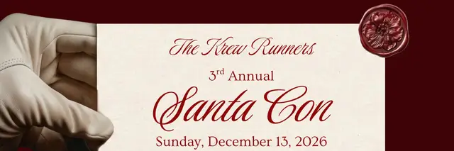 The Krew Runner's 3rd Annual Santa Con Run logo