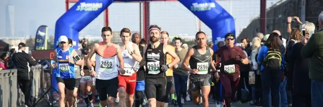The LESS Popular Brooklyn Half Marathon! logo