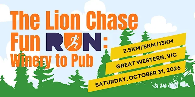 The Lion Chase: Winery to Pub logo