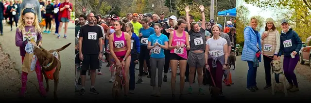 The Little Guild Annual Run & Wag 5K logo