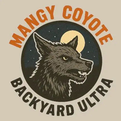 The Mangy Coyote Backyard Ultra logo