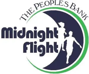 The Peoples Bank Midnight Flight logo