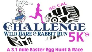 The Rabbit Run 5k & OC Challenge Wild Hare 5k & Half Marathon IRVINE logo