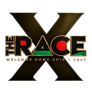 The Race 2027 10-Year Anniversary Homecoming logo