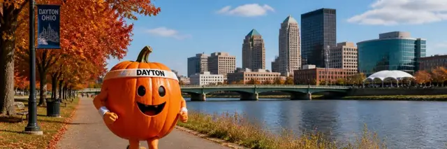 The Running Pumpkin 5K logo