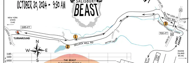 The Salisbury Beast 5K logo