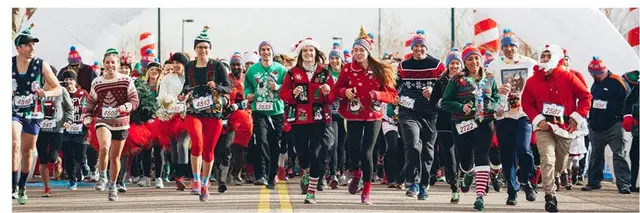 The Sandusky County Jingle Bell Jog logo