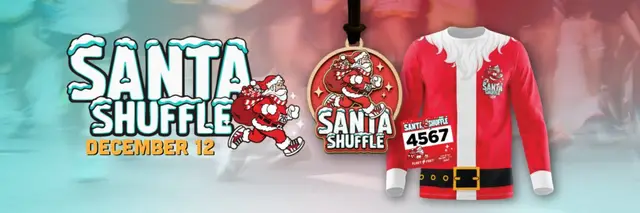 The Santa Shuffle 5k logo