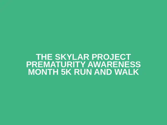 The Skylar Project Prematurity Awareness Month 5K Run and Walk logo