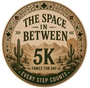 The Space In Between 5K Family Fun Day logo