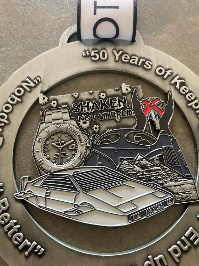 The Spy who loved me Marathons & Half Marathon logo