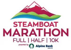 The Steamboat Marathon logo