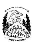 The Stone Wall Snowshoe Event logo