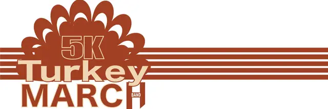 The Turkey March 5K logo