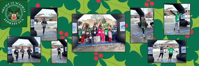 The Village of Norridge 5K Reindeer Run and Kids Dash logo