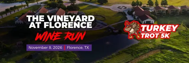 The Vineyard at Florence Wine Run Turkey Trot 5k logo