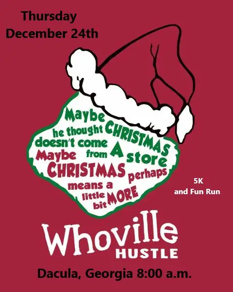 The Whoville Hustle 5K logo